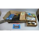 A Collection of OO Gauge Track and Electrics comprising Points, Point Motors, Gaugemater Series UD