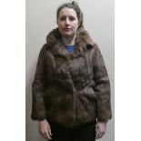 A Ladies Vintage Fur Jacket