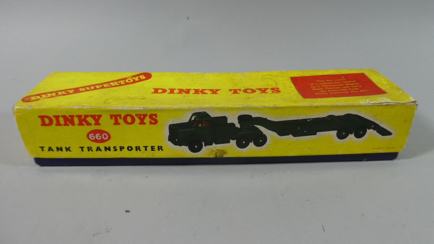 A Boxed Dinky Supertoys Tank Transporter No 660 - Image 3 of 4