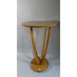 A 1970's Circular Vase Stand on Quadrant Support, 39cm Diameter