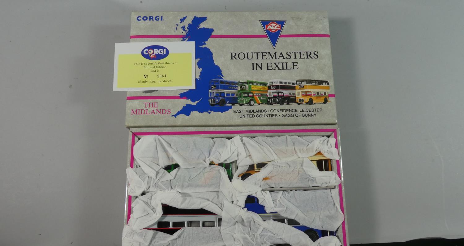A Collection of Five Boxed Corgi Buses and Trams to include D37/1 150th Anniversary of the Penny - Image 4 of 6