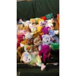 A Box of 31 T.Y Beanie Babies to include Spagle, Hope, America, Groovy, The End Etc