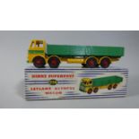 A Boxed Dinky Supertoys 934 Leyland Octopus Wagon in Yellow and Green with Red Wheel Hubs