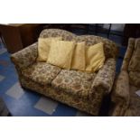 A Tapestry Upholstered Two Seater Settee