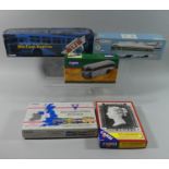 A Collection of Five Boxed Corgi Buses and Trams to include D37/1 150th Anniversary of the Penny