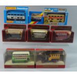 A Collection of Eight Boxed Matchbox Models of Yesteryear and Superkings to include K-5 1930 Leyland