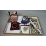 A Small Collection of Costume Jewellery, Wrist Watches, Brooches etc