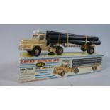 A Boxed French Dinky Supertoys 893 Tracteur Unit Saharien in Buff Matt Beige with Pipes