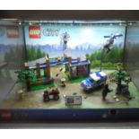 A Cased Shop Display Lego City 4440 Forest Polcie Station City Police from the 2011 Range. With