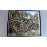 A Collection of Vintage Costume Jewellery