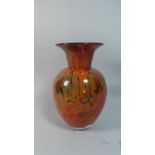 A Dartington Studio Glass Vase, 23cm high