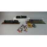 A Tray Containing Various Enamelled Railway Badges and Cufflinks, British Railways Badge, Three OO