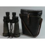 A Pair of Military Naval Binoculars by Barr and Stroud, Serial No. 29046, with War Department Mark