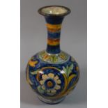 A 19th Century Faience Vase, 26cm high