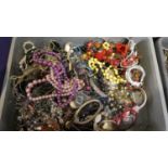 A Box of Costume Jewellery