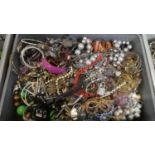 A Box of Costume Jewellery