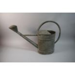 A Vintage Galvanized Watering Can, 44.5cm High