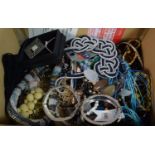 A Box of Costume Jewellery