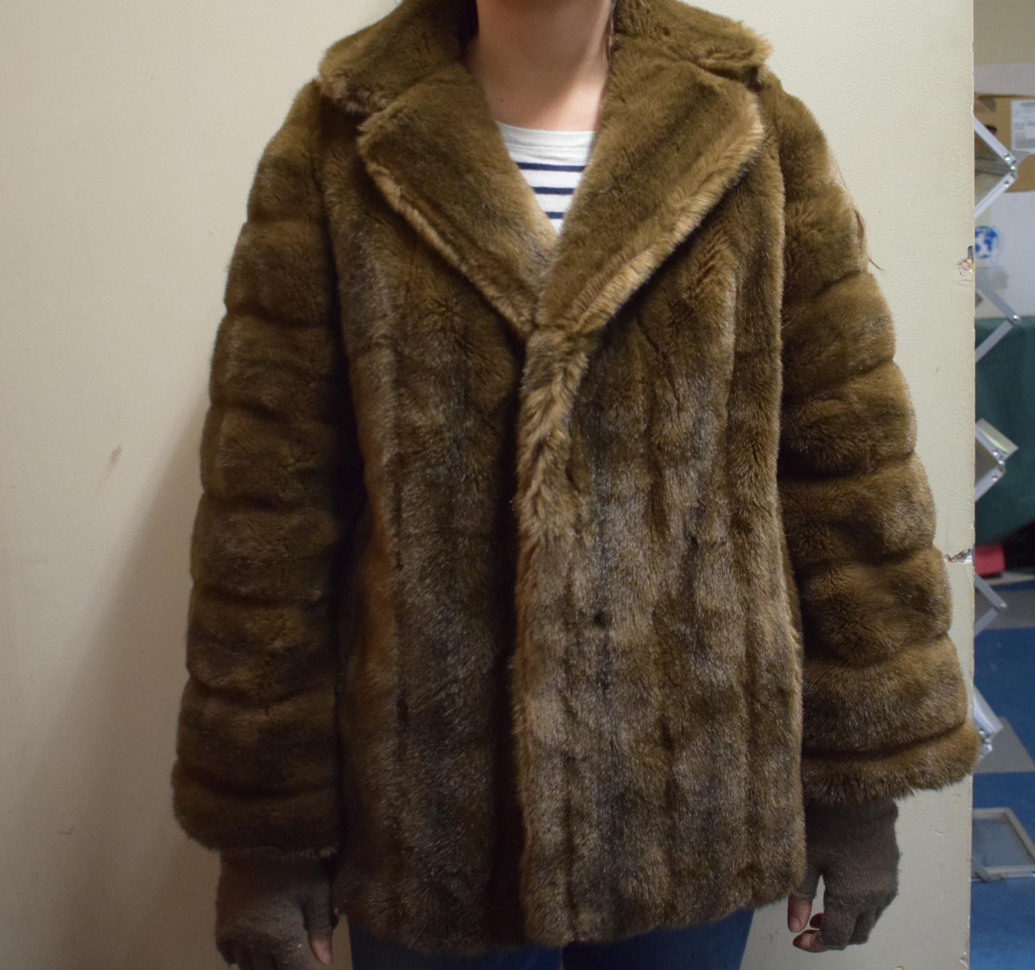 A Vintage Faux Fur Jacket by Rupert of London