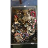 A Box of Costume Jewellery