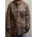 A Vintage Fur Coat, Size 16