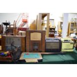 Four Vintage Radios for Restoration