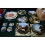 A Collection of Various Decorated Plates, Mostly Boxed