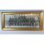 A Gilt Framed WWI Photograph, Signallers 21st Shropshire Battery, Royal Horse Artillery 1917