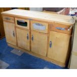 A Vintage Kitchen Cabinet by Fleetway Products, 150cm Wide