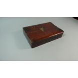 An Oriental Lacquered Work Box Decorated with Exotic Bird, 35cm Wide