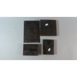 A Collection of Four Copper Printing Plates