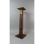 An Early 20th Century Arts and Craft Oak Shop Display Stand. 61cm High