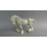 A Beswick Large Action Shire, Grey Gloss No.2578