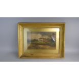 Alexander Ansted (1859-1948) A Gilt Framed Watercolour of Heaton Lodge. Inscribed Verso 'Heaton