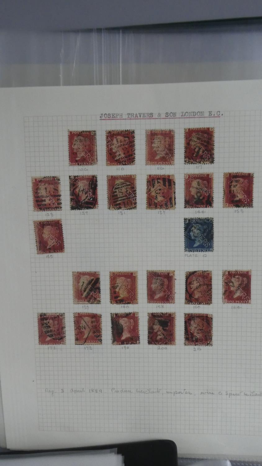 A Collection of Five Loose Leaf Albums containing Victorian, Edwardian and Later Stamps - Image 3 of 7