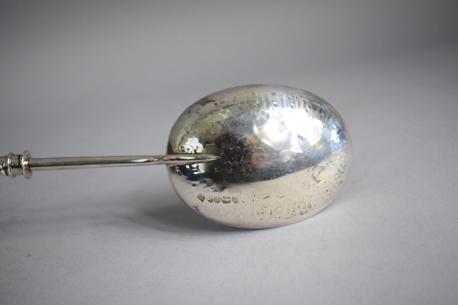 A Victorian Silver Spoon by Martin Hall & Co Having Engraved Bowl and Crown Finial. 22.5cm Long, - Image 3 of 6