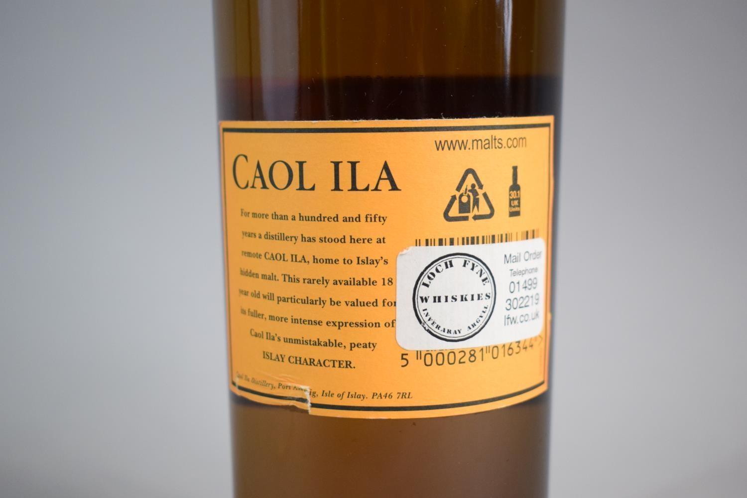 A Single Bottle of Malt Whisky - Caol Ila 18 Years Old - Image 2 of 2