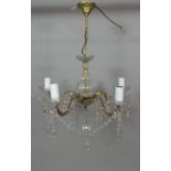 A Small Five Branch Chandelier.