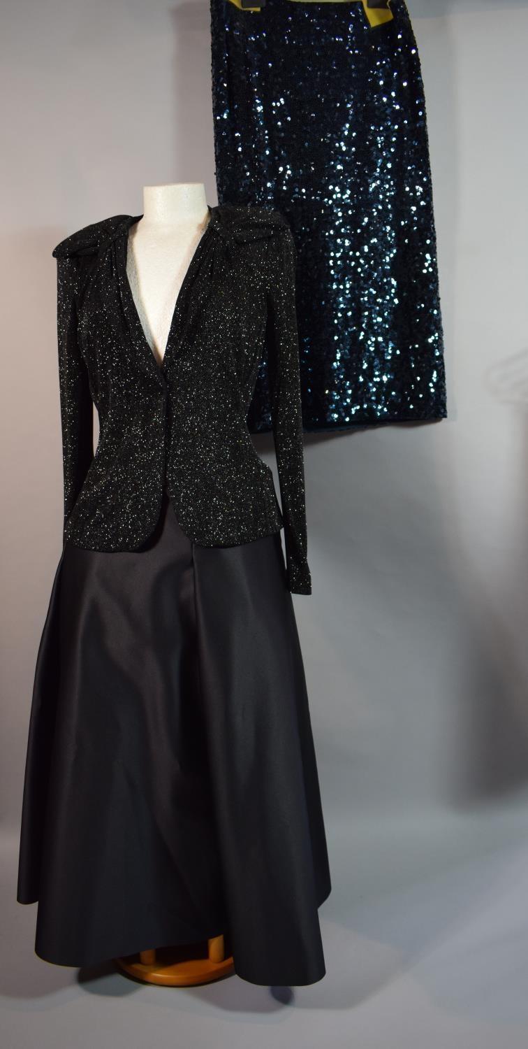 A Collection of Designer Evening Wear to Include Armani Shawl, Jacket, Skirt Also a Malene Birger - Image 2 of 2