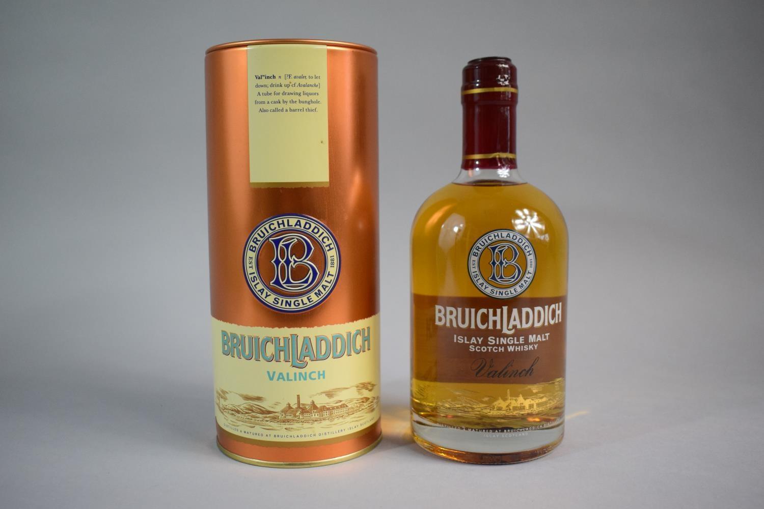 A Single Bottle of Malt Whisky - Bruichladdich Valinch 1990. Distilled 16.2.1990, Cask 710,