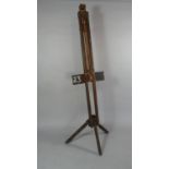 A Vintage Full Size Wooden Artist's Easel