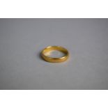 A Small 22ct Gold Wedding Band, Size G, 2gms.