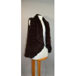 A Ladies Rabbit Fur Gilet by Alice Olivia