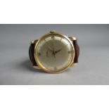 A Vintage Gold Plated Omega Automatic Gents Wrist Watch, Champagne Face with Arabic Numerals and