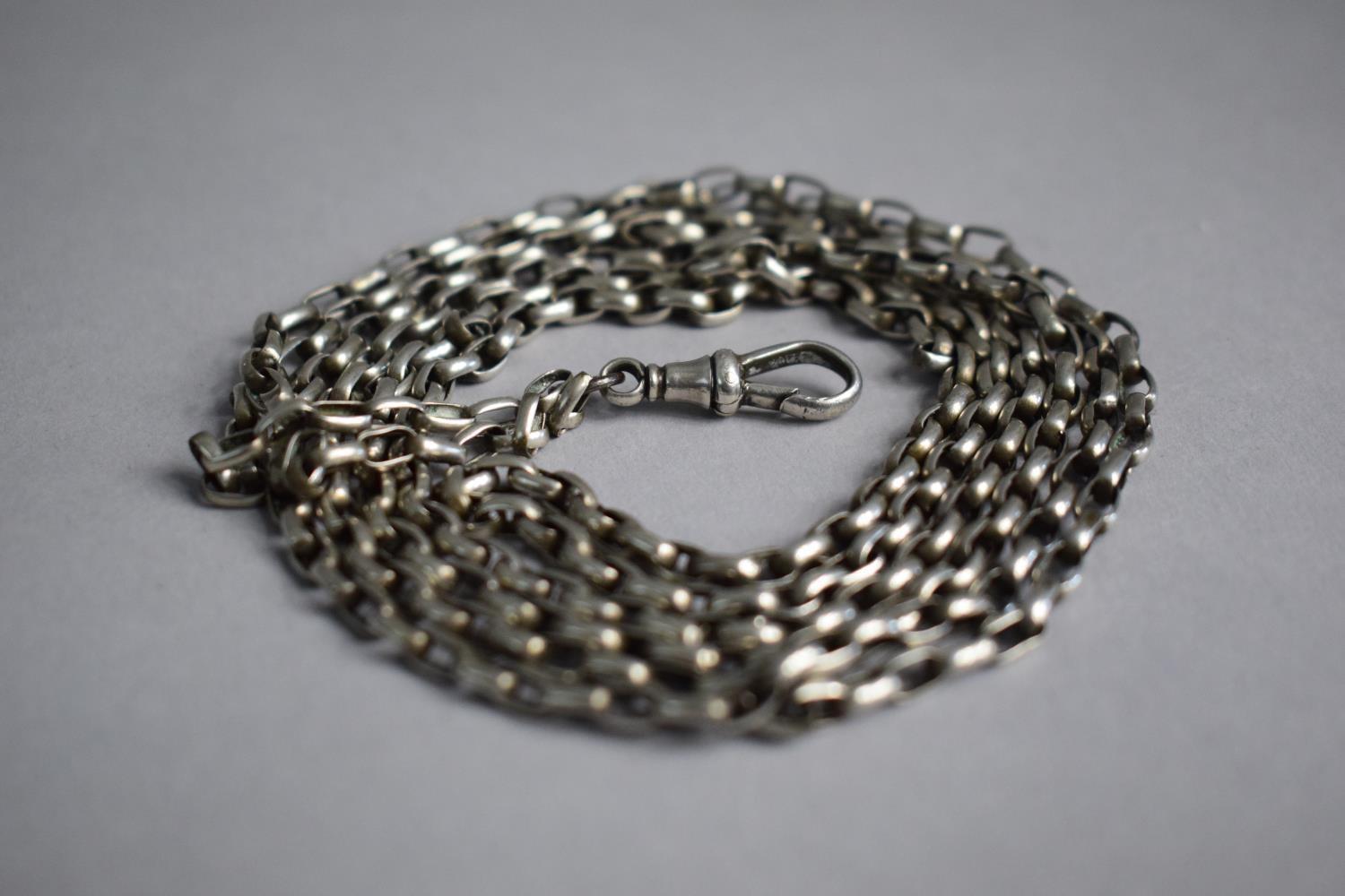 A Silver Necklace Chain, 73cm Long