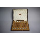 A Cased Set of Twelve Silver Coffee Spoons, Sheffield 1919