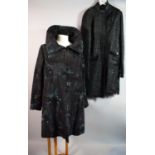 Two Ladies Designer 3/4 Length Coats by Nancy Mac and Royal Underground, Sizes 10-12