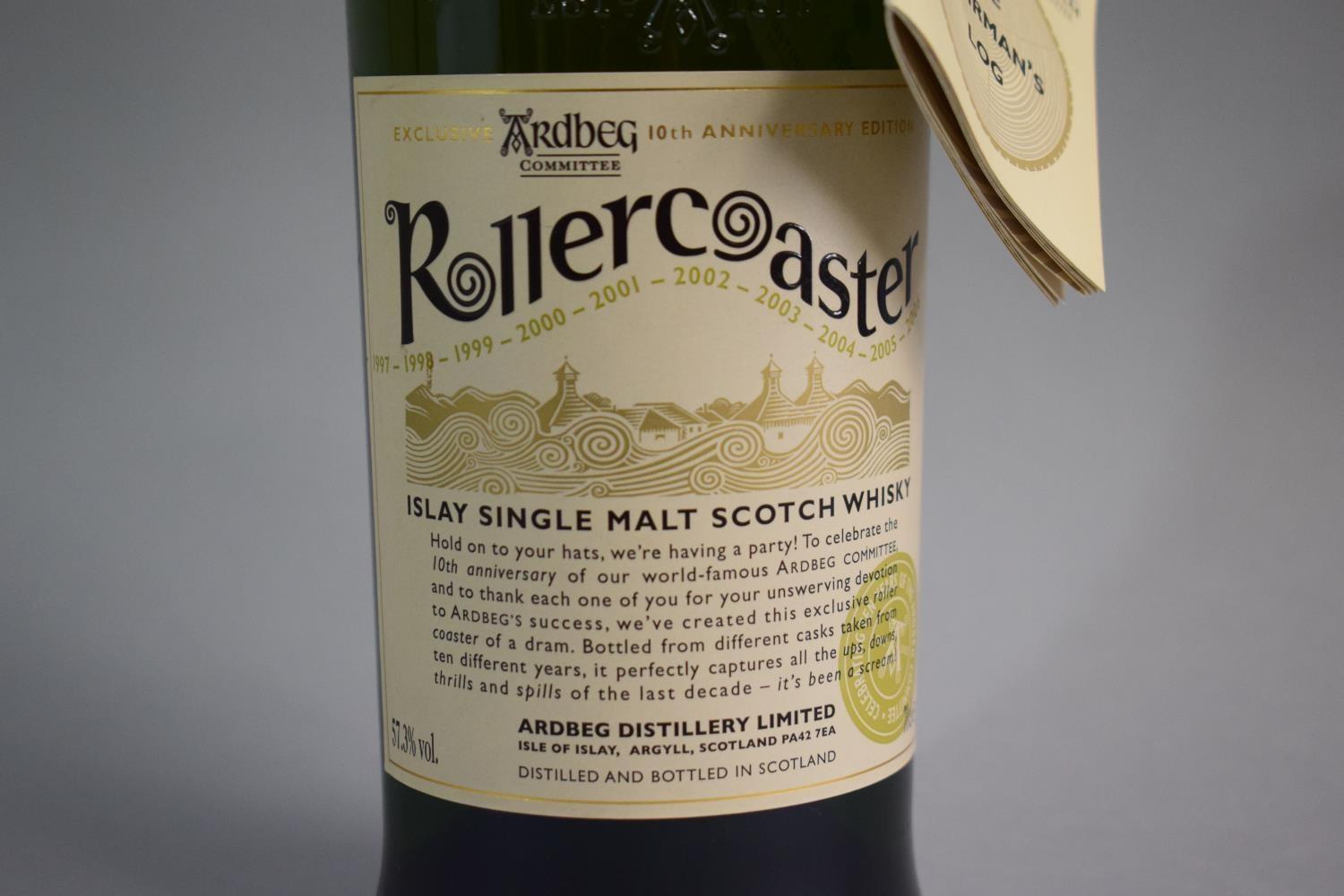 A Single Bottle of Malt Whisky - Ardbeg Rollercoaster, Made to Celebrate the 10th Anniversary of the - Image 2 of 3