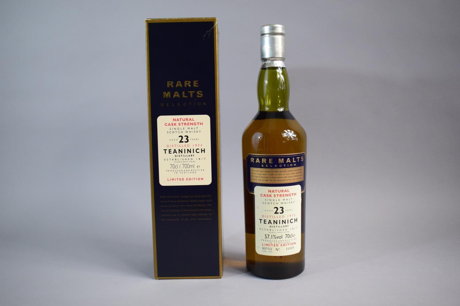 A Single Bottle of Malt Whisky - Teaninich 23 Year Old Limited Edition Rare Malts Selection No. 1609