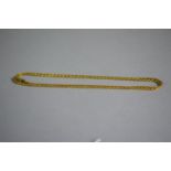 A 9ct Gold Rope Necklace Chain, 7.4gms